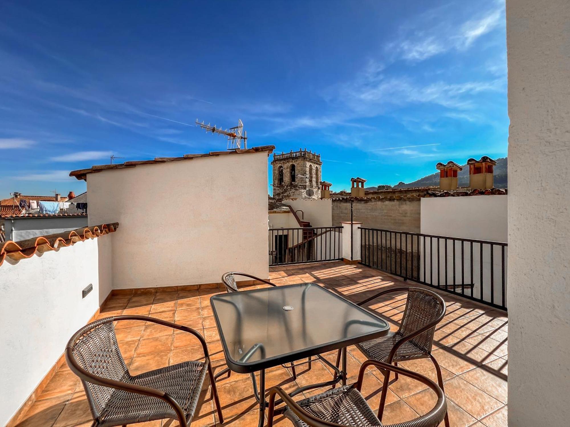 Ganganell Atic Apartamento Con Terraza En בסלו מראה חיצוני תמונה