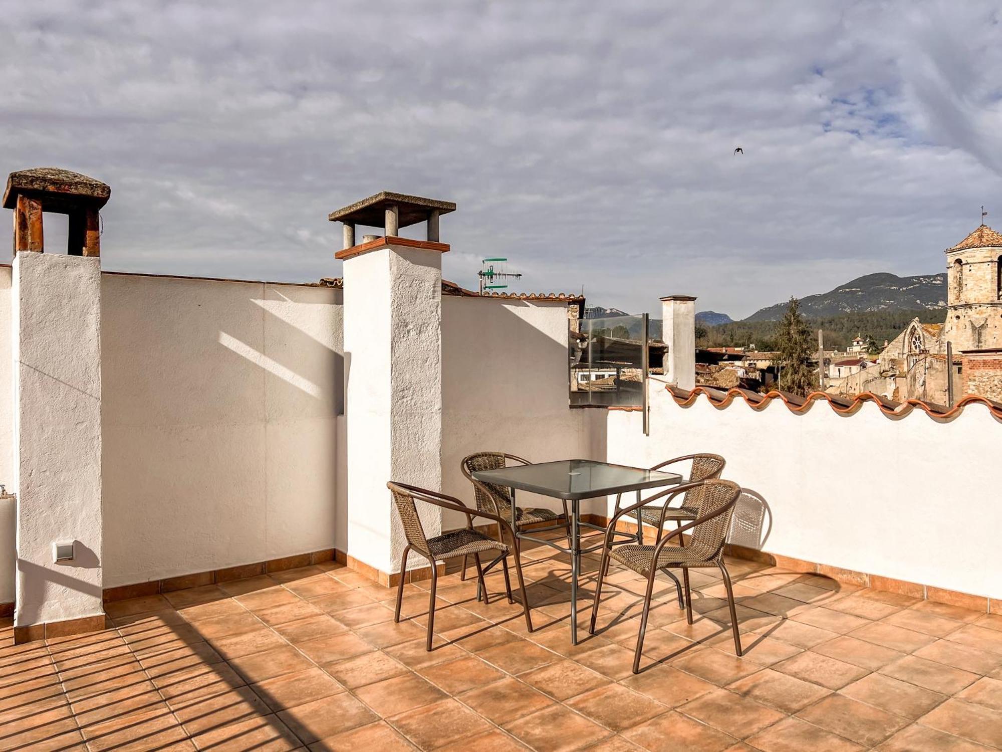 Ganganell Atic Apartamento Con Terraza En בסלו מראה חיצוני תמונה