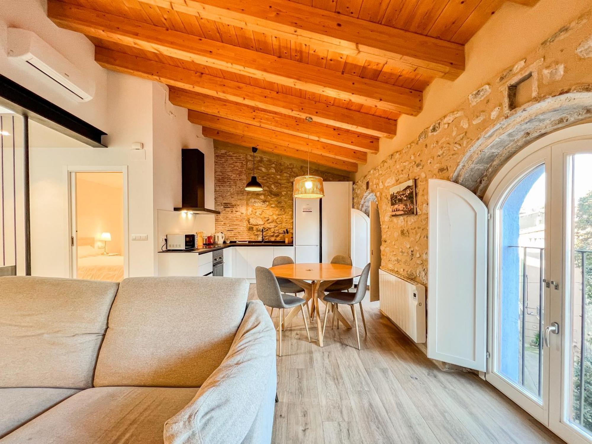 Ganganell Atic Apartamento Con Terraza En בסלו מראה חיצוני תמונה